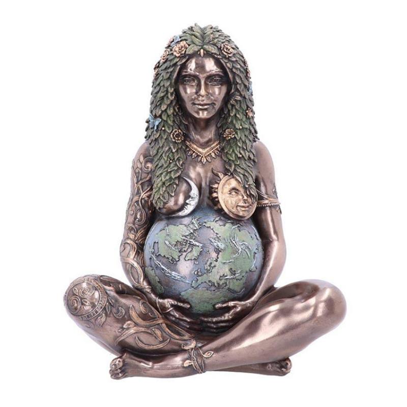Earth Goddess Resin Sculpture