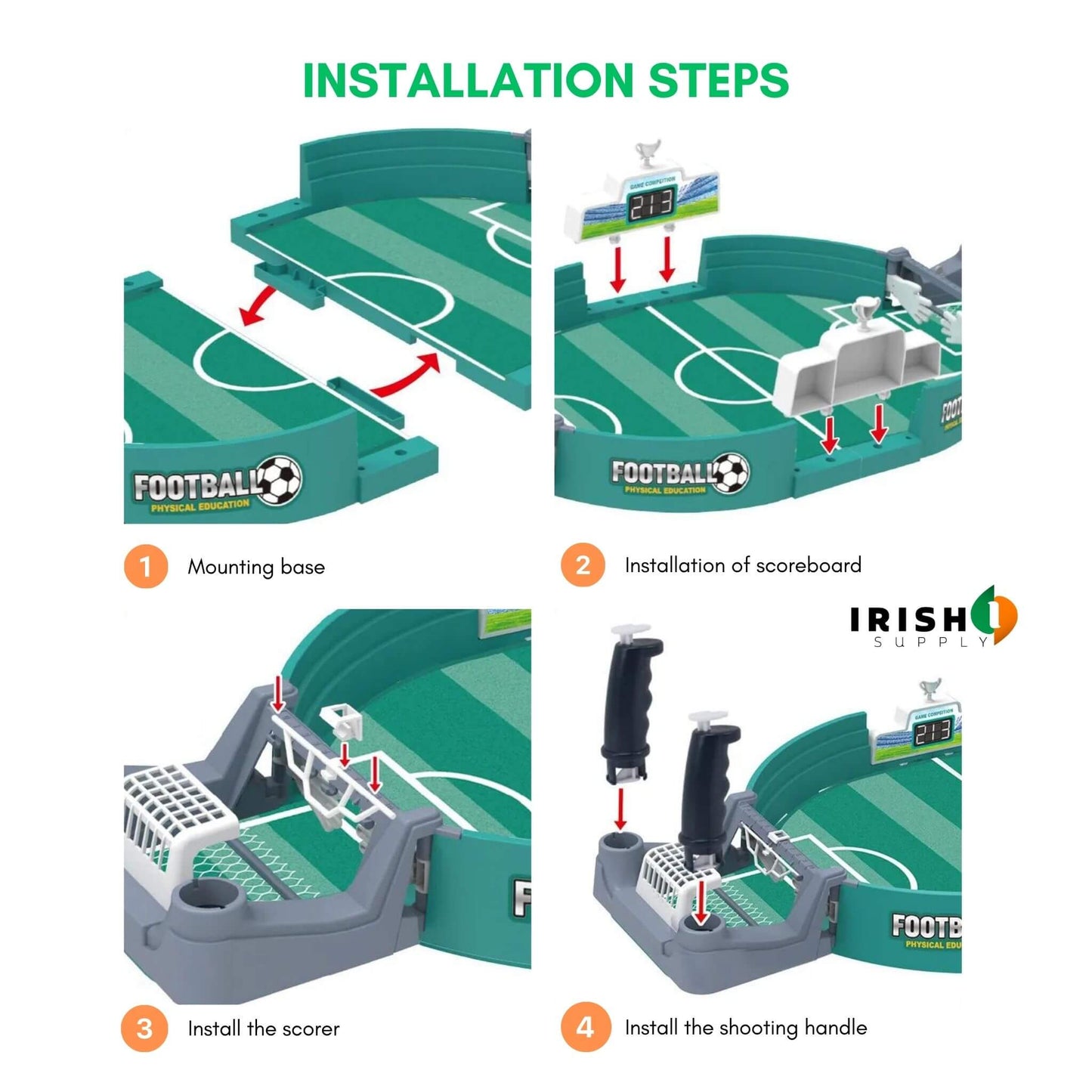 Family Fun Football & Hockey Table Game
