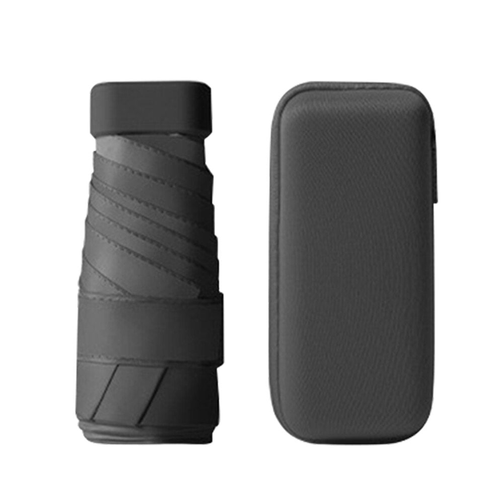 Compact Sun and Rain Shield Umbrella
