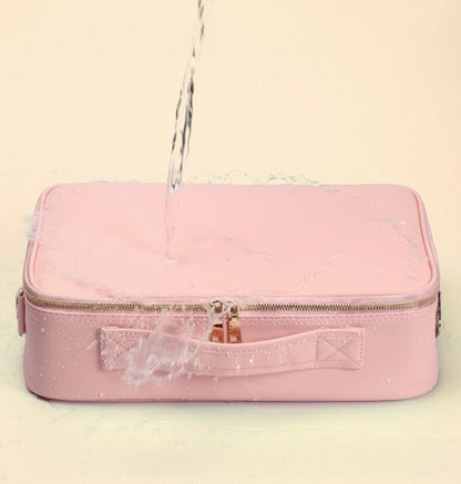 LED Lit Portable Makeup Organizer