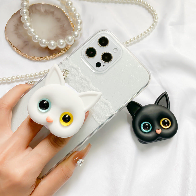 Cute Cat Mirror Phone Stand