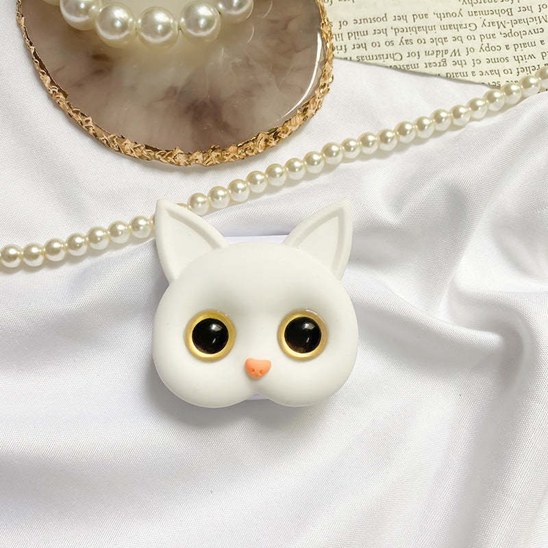 Cute Cat Mirror Phone Stand
