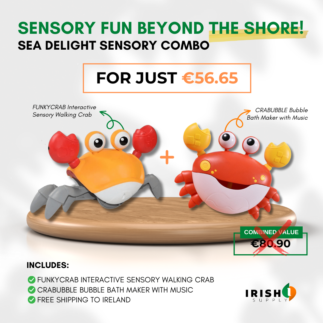 Fun Tummy Time Crawling Crab