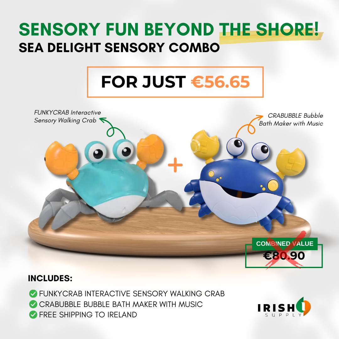 Fun Tummy Time Crawling Crab