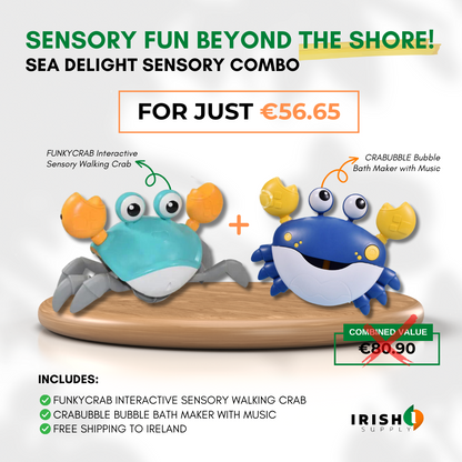 Fun Tummy Time Crawling Crab