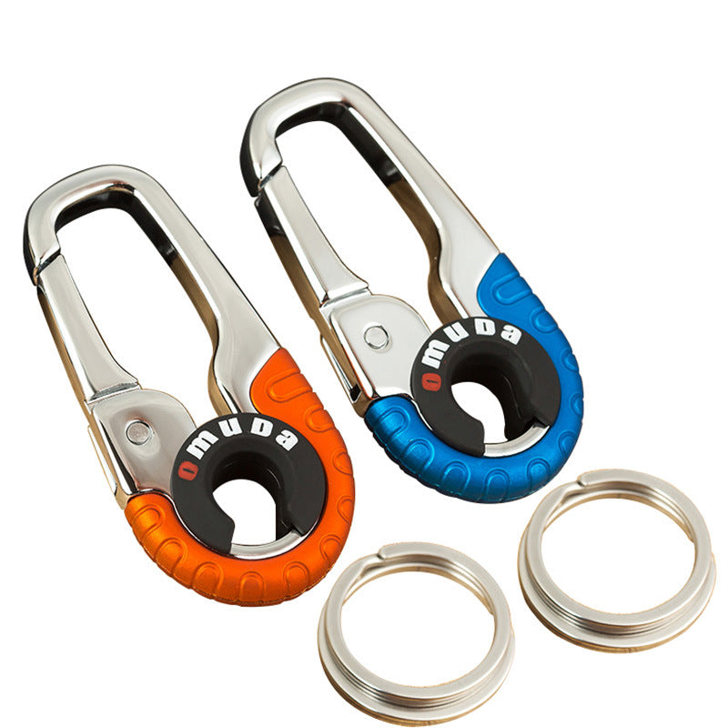 Durable Dual-Ring Car Keychain