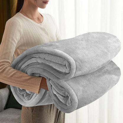 Soft Fleece Luxury Throw: Warm & Hypoallergenic