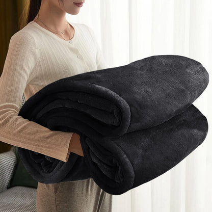 Soft Fleece Luxury Throw: Warm & Hypoallergenic