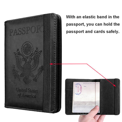 Travel Safe Compact Passport Organizer