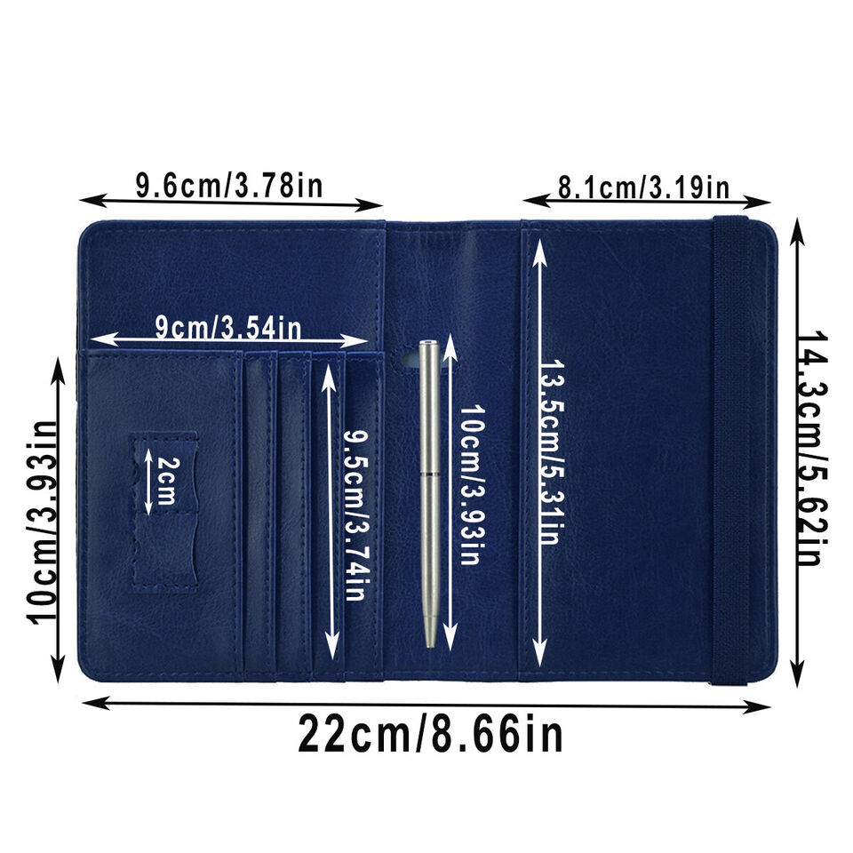 Travel Safe Compact Passport Organizer