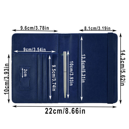 Travel Safe Compact Passport Organizer